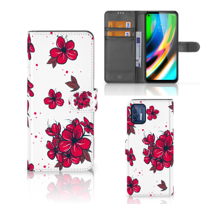 Motorola Moto G9 Plus Hoesje Blossom Red Motorola Moto G9 Plus Hoesje Blossom Red