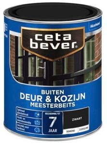 cetabever dekkende meesterbeits deur en kozijn kleur 1 ltr