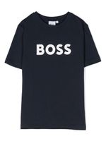 BOSS Kidswear t-shirt à logo embossé - Bleu - thumbnail