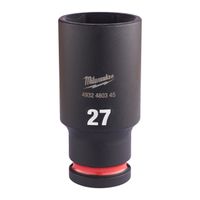 Milwaukee Accessoires SHOCKWAVE Krachtdop 1/2" lang 27 mm | 1 stuk - 4932480345