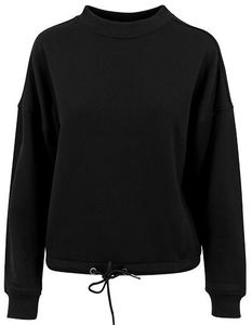 Build Your Brand BY058 Ladies` Oversize Crewneck