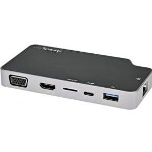 StarTech.com CDP2HVGUASPD notebook dock & poortreplicator Bedraad USB 3.2 Gen 2 (3.1 Gen 2) Type-C Z