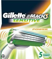 Gillette Mach3 Sensitive Power Scheermesjes 5 stuks