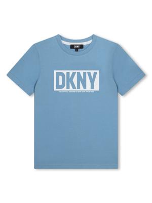 Dkny Kids T-shirt met logoprint - Blauw