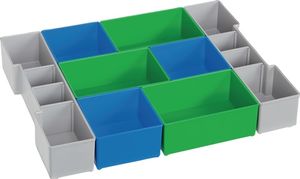 L-BOXX Indelings-set | B378xD313xH65 mm | blauw/groen/grijs | Blauw/groen/grijs | 1 stuk - 6000010093 6000010093