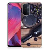 OPPO A93 5G Siliconen Case Wijn - thumbnail