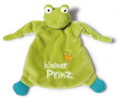 Nici knuffeldoekje Frog 27 x 24 x 6 cm pluche groen Nici knuffeldoekje Frog 27 x 24 x 6 cm pluche groen