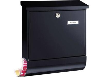 Burg Wächter 31460 VARIO 8672 S Brievenbus Plaatstaal Zwart Sleutelslot