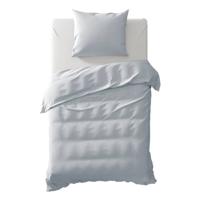 Yellow Dekbedovertrek Perkal Katoen Chambray providence blue