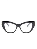 Balenciaga Eyewear lunettes de vue à monture papillon - Noir