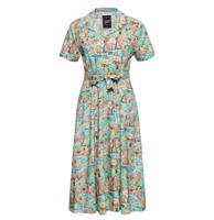 Queen Kerosin 50's Vacation Dress Blue Heaven-M