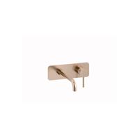 Plieger Roma ééngreeps inbouw wastafelkraan 21,9 cm, geborsteld rosé goud