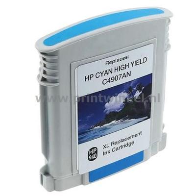 Remanufactured HP 940XL (C4907AE) cartridge cyaan (eigen merk)