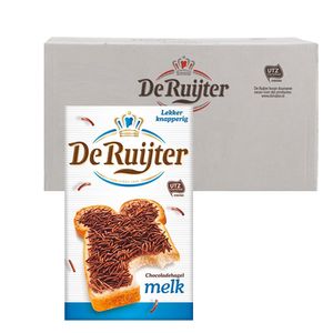 De Ruijter - Chocoladehagel melk - 6x 390g