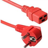 ACT AK5170 electriciteitssnoer Rood 3 m C19 stekker CEE7/7 - thumbnail