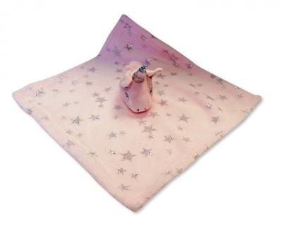 Nursery Time knuffeldoekje Eenhoorn 30 x 30 cm polyester Nursery Time knuffeldoekje Eenhoorn 30 x 30 cm polyester