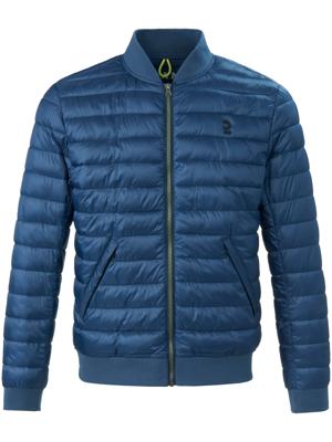 Gewatteerde blouson tricotkraag Van CALAMAR blauw