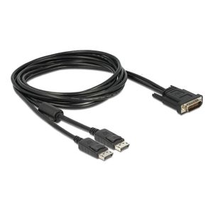 DMS-59 > 2 x DisplayPort Kabel Adapter