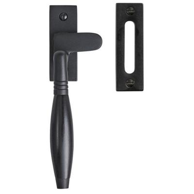 De Oude Deurklink Raamsluiting Klassiek mat zwart links