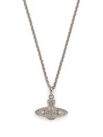 Vivienne Westwood collier Orb à ornements en cristal - Argent - thumbnail