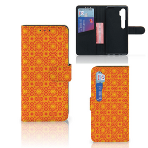 Xiaomi Mi Note 10 Pro Telefoon Hoesje Batik Oranje