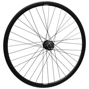 Voorwiel 28" disc 475 naaf uitval Dutch 19 velg 36g zwart