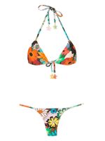 Amir Slama bikini dos-nu à fleurs - Multicolore - thumbnail