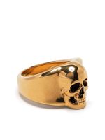 Alexander McQueen bague polie à tête de mort