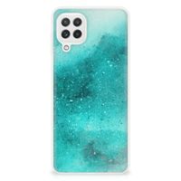 Hoesje maken Samsung Galaxy A22 4G | M22 Painting Blue - thumbnail