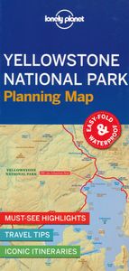 Wegenkaart - landkaart Planning Map Yellowstone National Park | Lonely