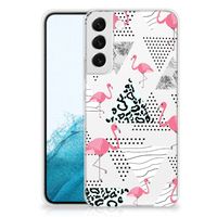 Samsung Galaxy S22 Plus TPU Hoesje Flamingo Triangle - thumbnail