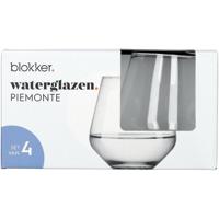 Blokker Piemonte waterglazen - set van 4