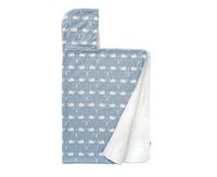 Fresk F420-25 babyhanddoek Blauw, Wit Katoen - thumbnail