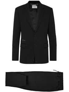 Philipp Plein costume à veste à simple boutonnage - Noir