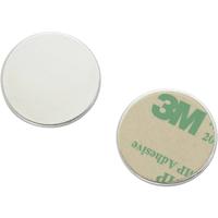 TRU COMPONENTS N35-2502 1563971 Magneetpad N35-2502 Zilver (Ø) 25 mm 1 stuk(s)