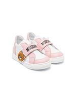 Moschino Kids baskets Teddy Bear à attache scratch - Blanc - thumbnail