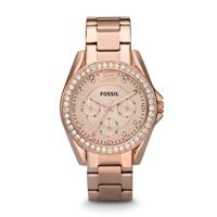 Fossil ES2811 Quartz Polshorloge Vrouw Brons