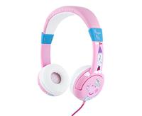 OTL Technologies Junior Peppa Pig Princess Peppa Pig Peppa (gevoerde beugel, volumebegrenzing tot 85 dB, kleurrijk Peppa Pig design, voor jongens en meisjes) roze/wit