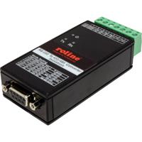 ROLINE Converter RS232 to RS422/485, with Isolation, for DIN Rail Zwart - thumbnail