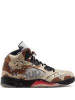 Jordan x Supreme baskets Air Jordan 5 Retro camo - Tons neutres