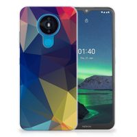 Nokia 1.4 TPU Hoesje Polygon Dark - thumbnail