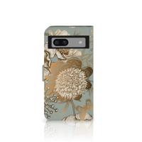 Hoesje voor Google Pixel 8A Vintage Bird Flowers - thumbnail