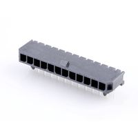 Molex 436501201 Male header, inbouw (standaard) Totaal aantal polen: 12 Rastermaat: 3.00 mm Inhoud: 1 stuk(s) Tray - thumbnail