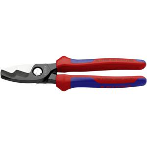 Knipex 95 12 200 95 12 200 Kabelschaar Geschikt voor (striptechniek) Aluminium- en koperkabel, een- en meerdraads 20 mm 70 mm² 2