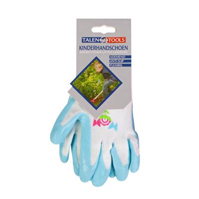 Talen Tools Kinderhandschoenen - Antislip - Nylon - Blauw