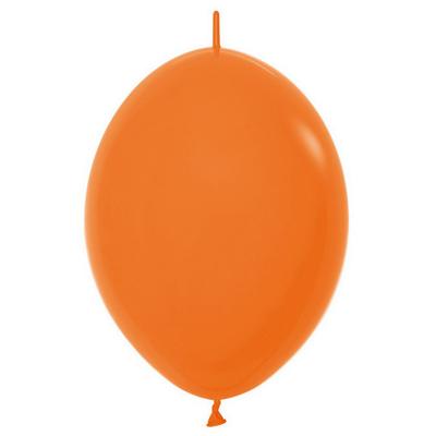 Knoop ballonnen oranje 8 stuks