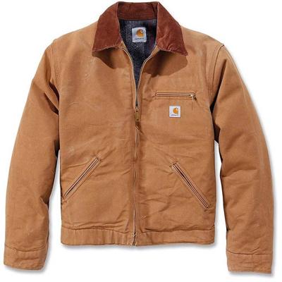 Carhartt Duck Detroit Carhartt Brown Jacket Heren Carhartt Duck Detroit Carhartt Brown Jacket Heren