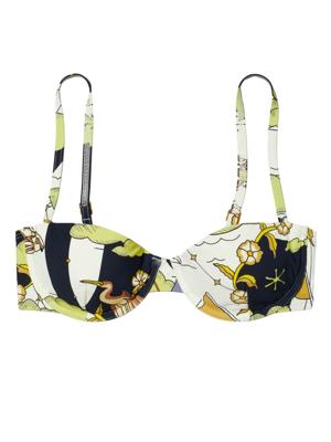 Tory Burch Bikinitop met logoprint - Blauw