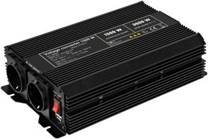 Goobay 58884 netvoeding & inverter Universeel 1500 W Zwart