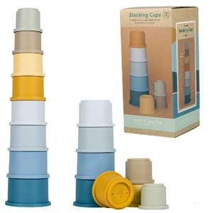 Rubo Toys Little Dutch Stapelbekers Blauw